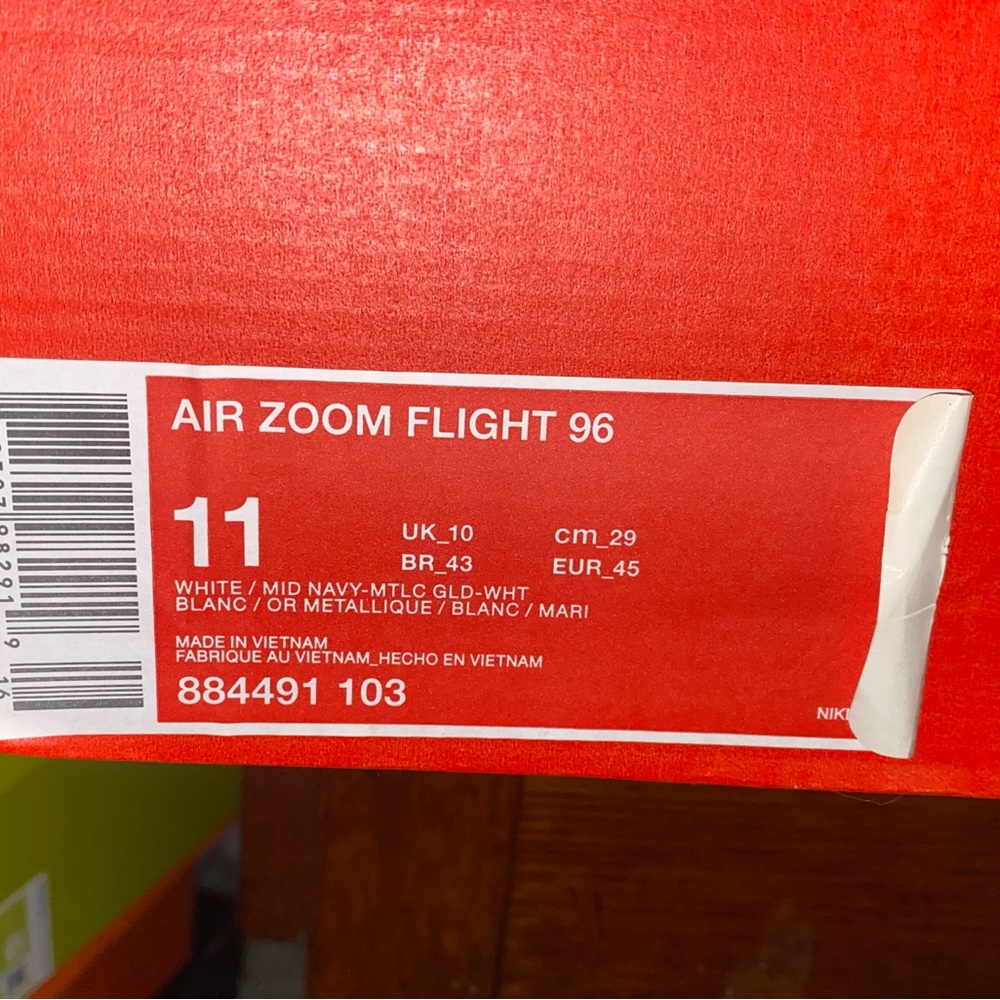 Nike Zoom Flight ‘96 “Olympic” Deadstock, OG box. - Picture 5 of 5
